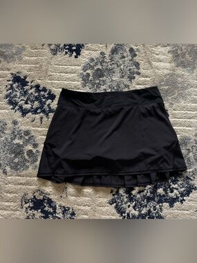 lululemon athletica black athletic skort